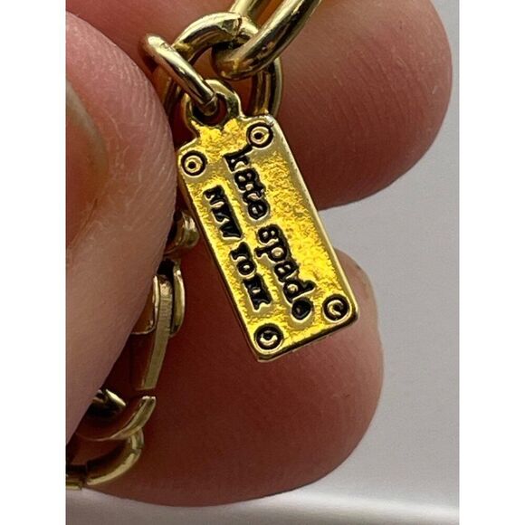 Kate Spade New York Multicolor Geometric Statement Necklace Gold-tone Chain - Picture 5 of 9